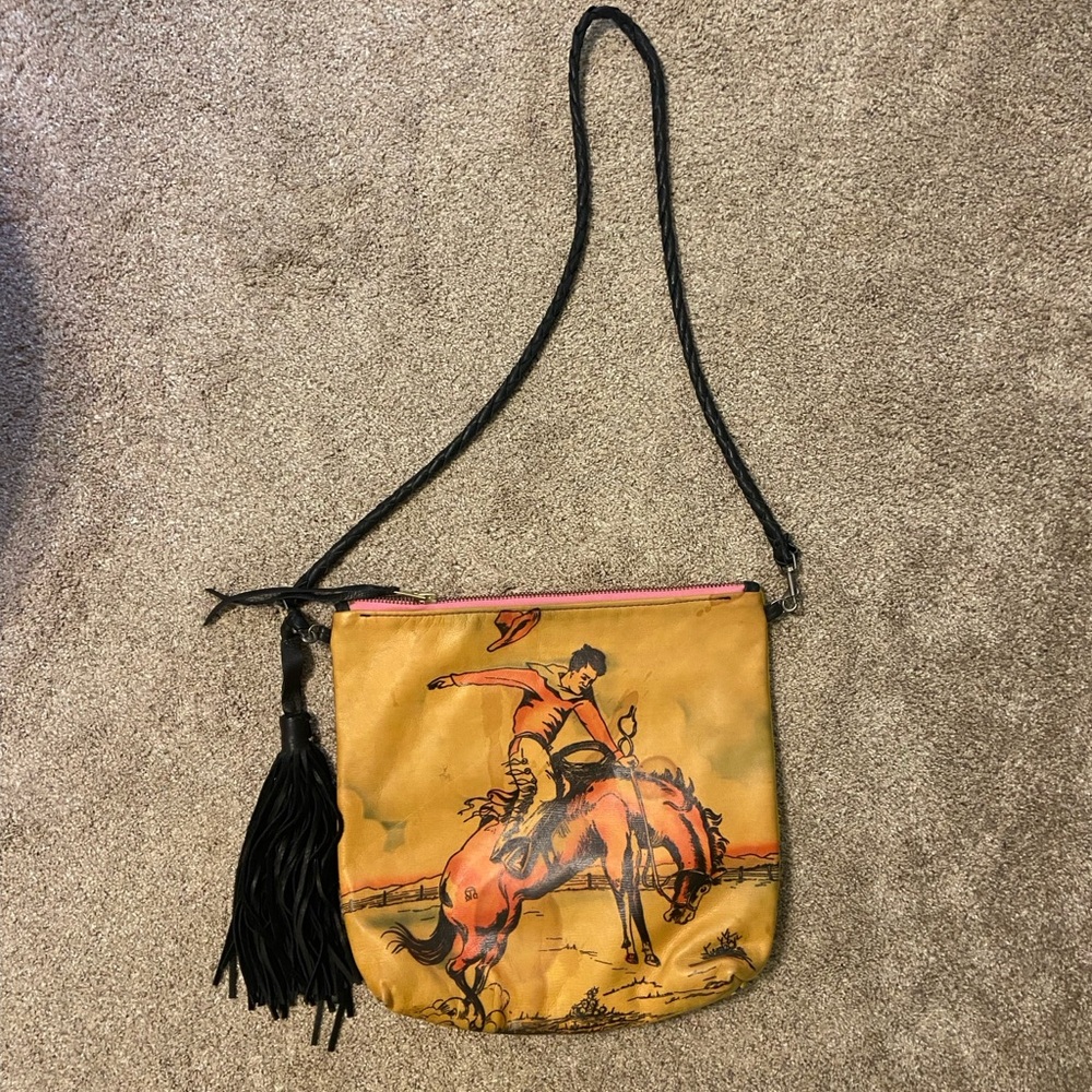 Totem Salvaged Bucking Horse bag